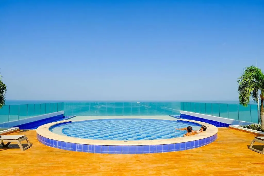 CartagenaNuevo Apto Vista Al Mar & Excelente Ubicacionアパートメント Cartagena