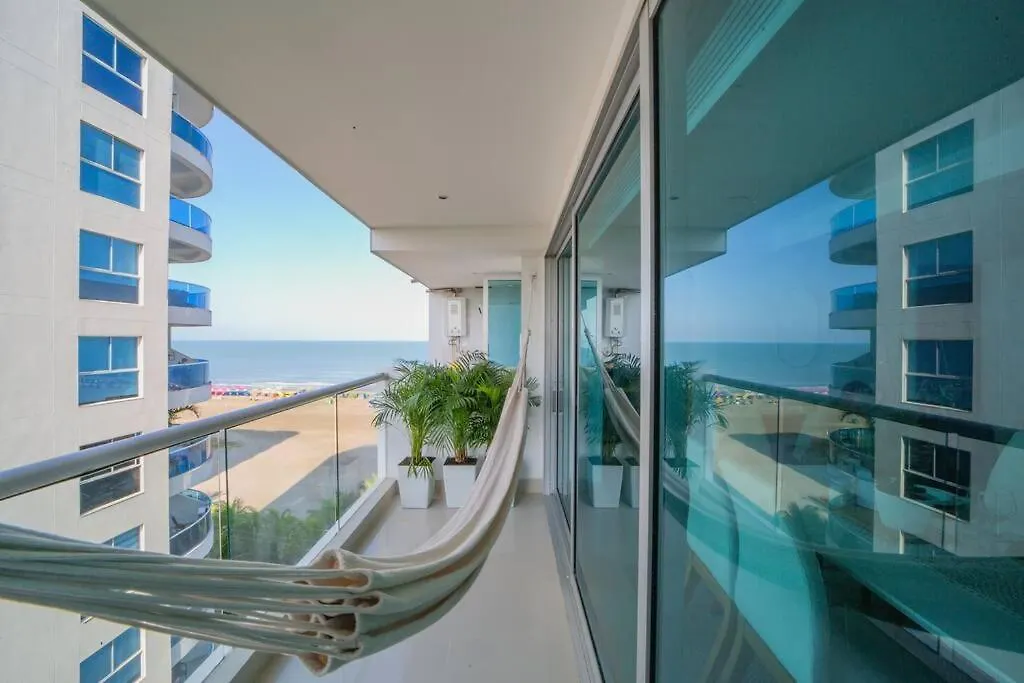 شقة Cartagena  في Nuevo Apto Vista Al Mar & Excelente Ubicacion كولومبيا