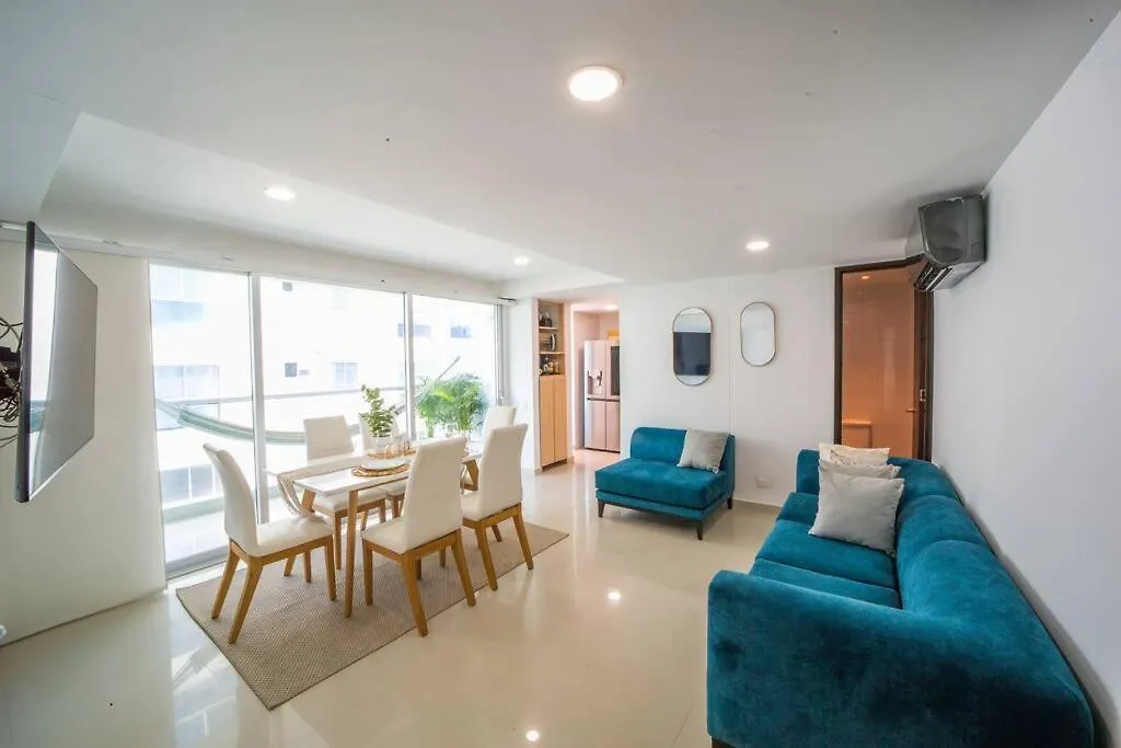 شقة Cartagena  في Nuevo Apto Vista Al Mar & Excelente Ubicacion