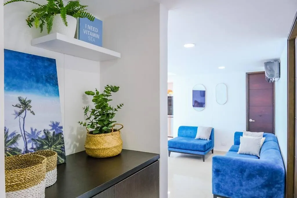 شقة Cartagena  في Nuevo Apto Vista Al Mar & Excelente Ubicacion كولومبيا