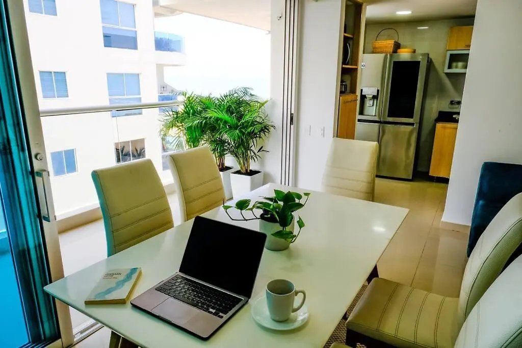 شقة Cartagena  في Nuevo Apto Vista Al Mar & Excelente Ubicacion